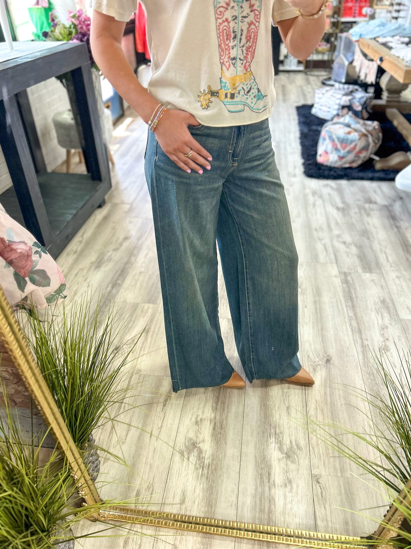 Vintage Wide Leg Pants