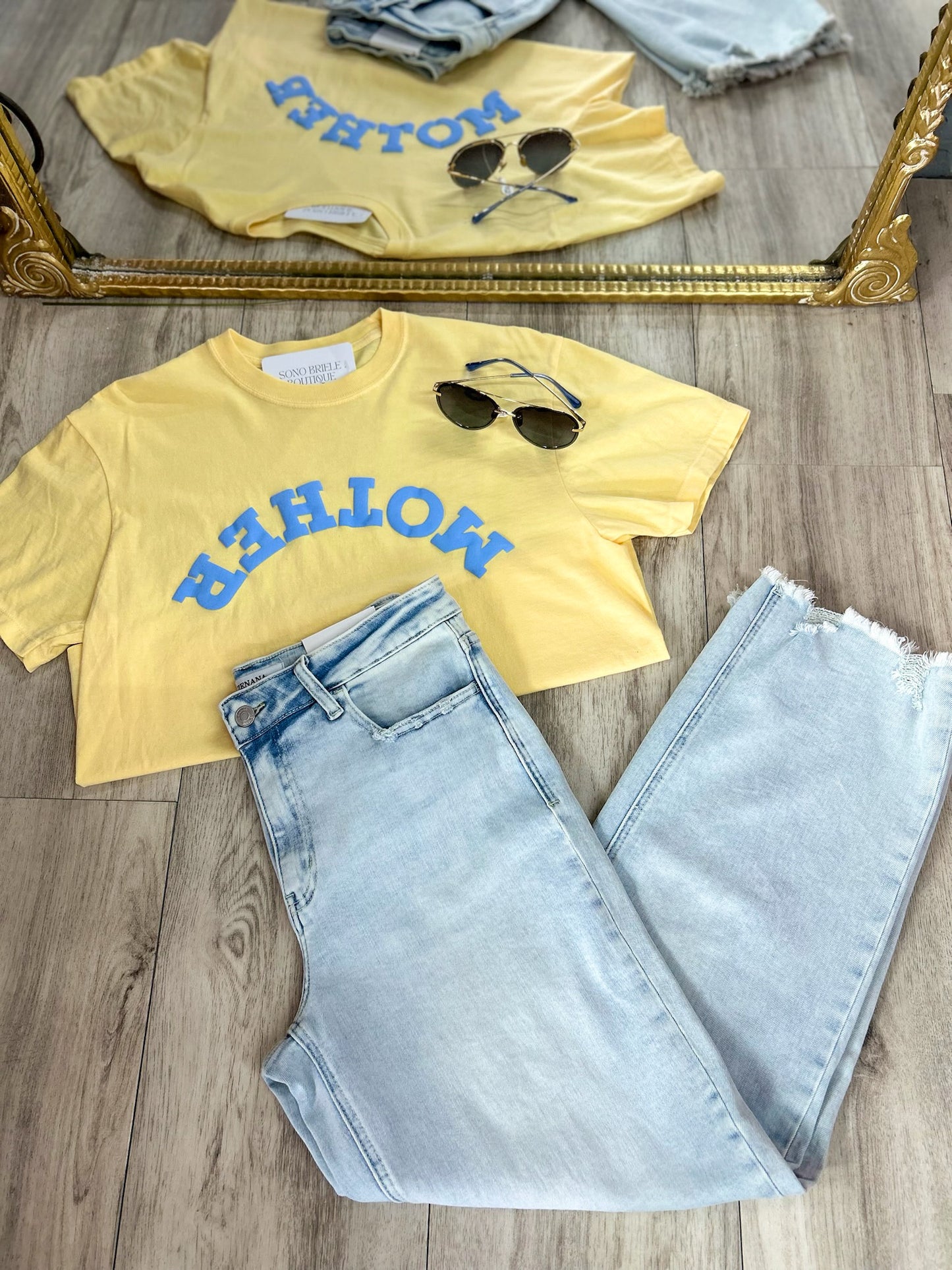 Upside Down Mother Puff Tee