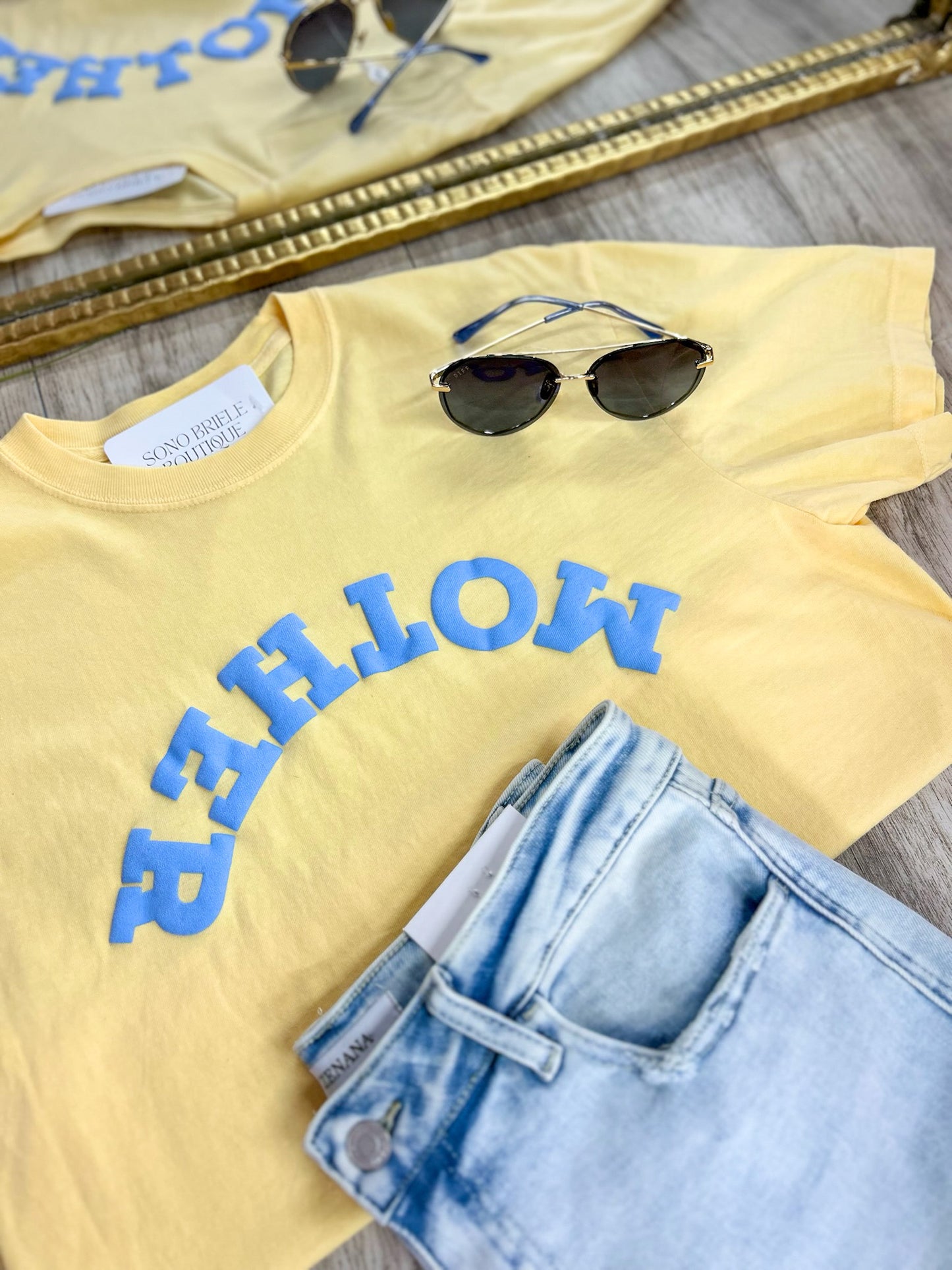 Upside Down Mother Puff Tee
