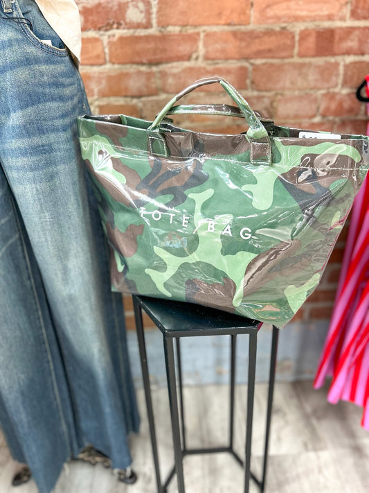 Camo Tote Bag