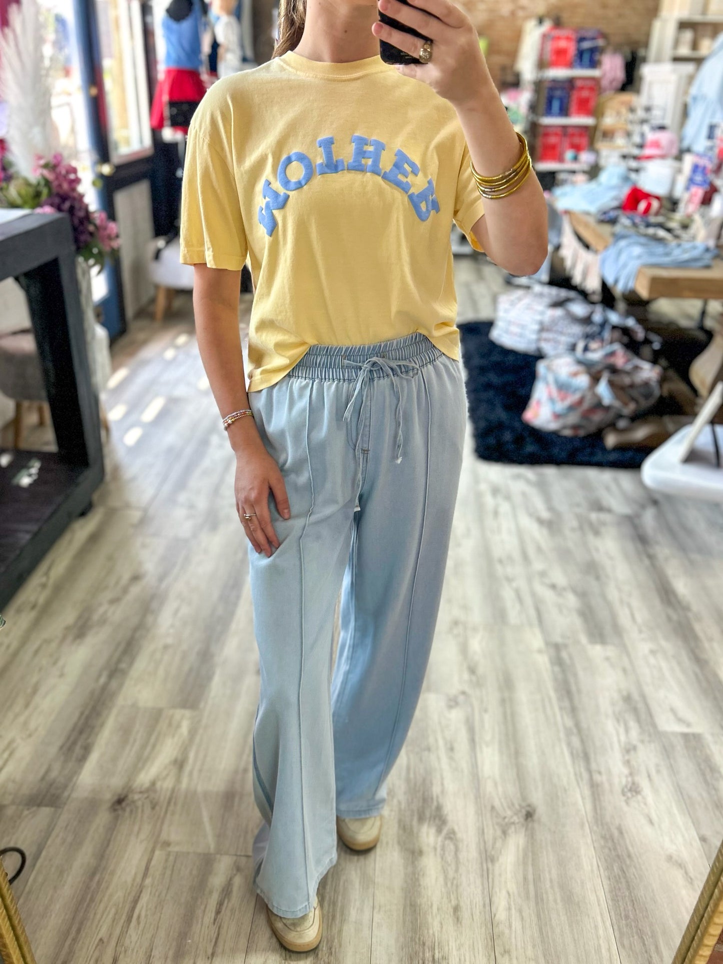 Upside Down Mother Puff Tee