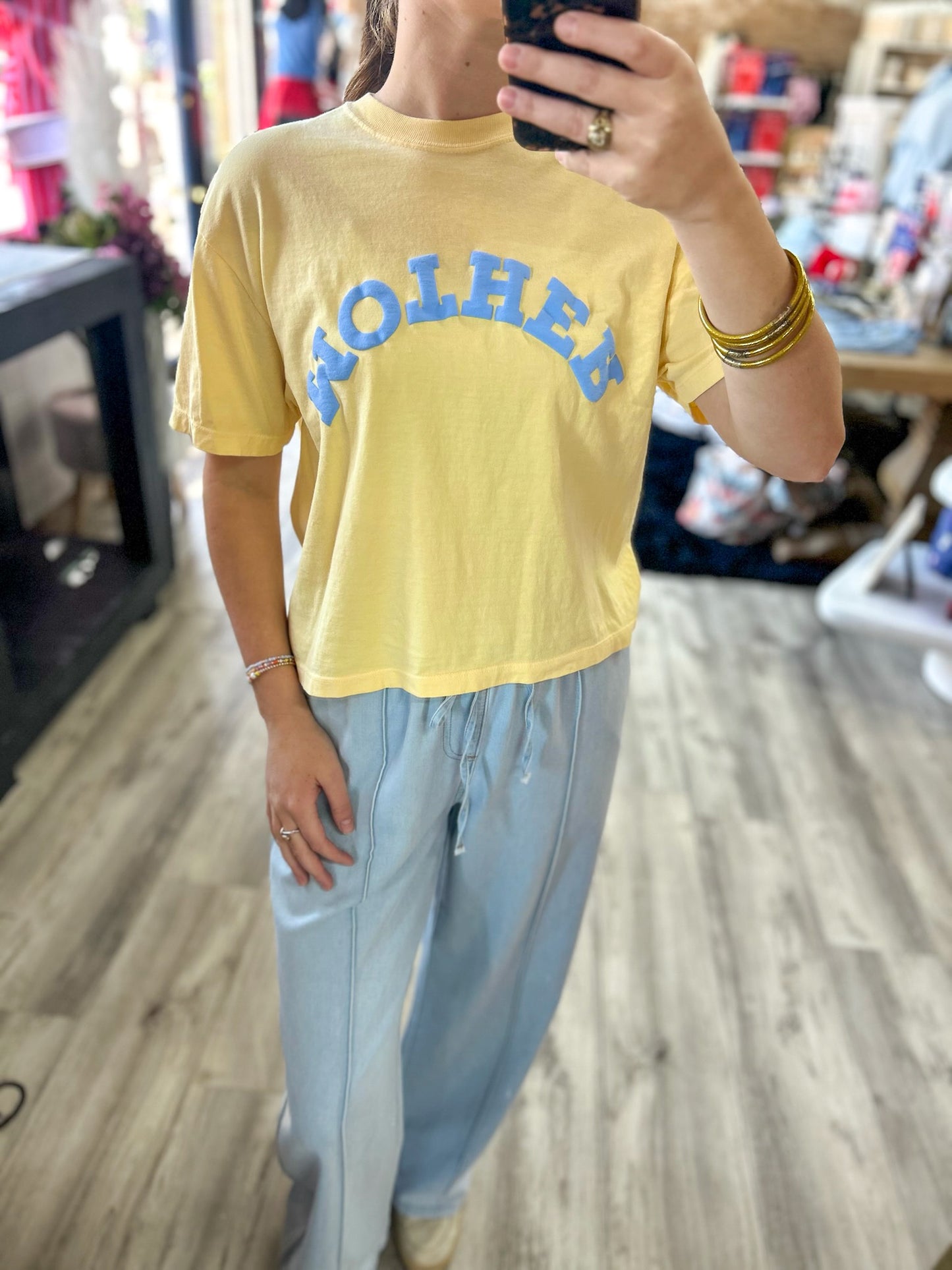 Upside Down Mother Puff Tee