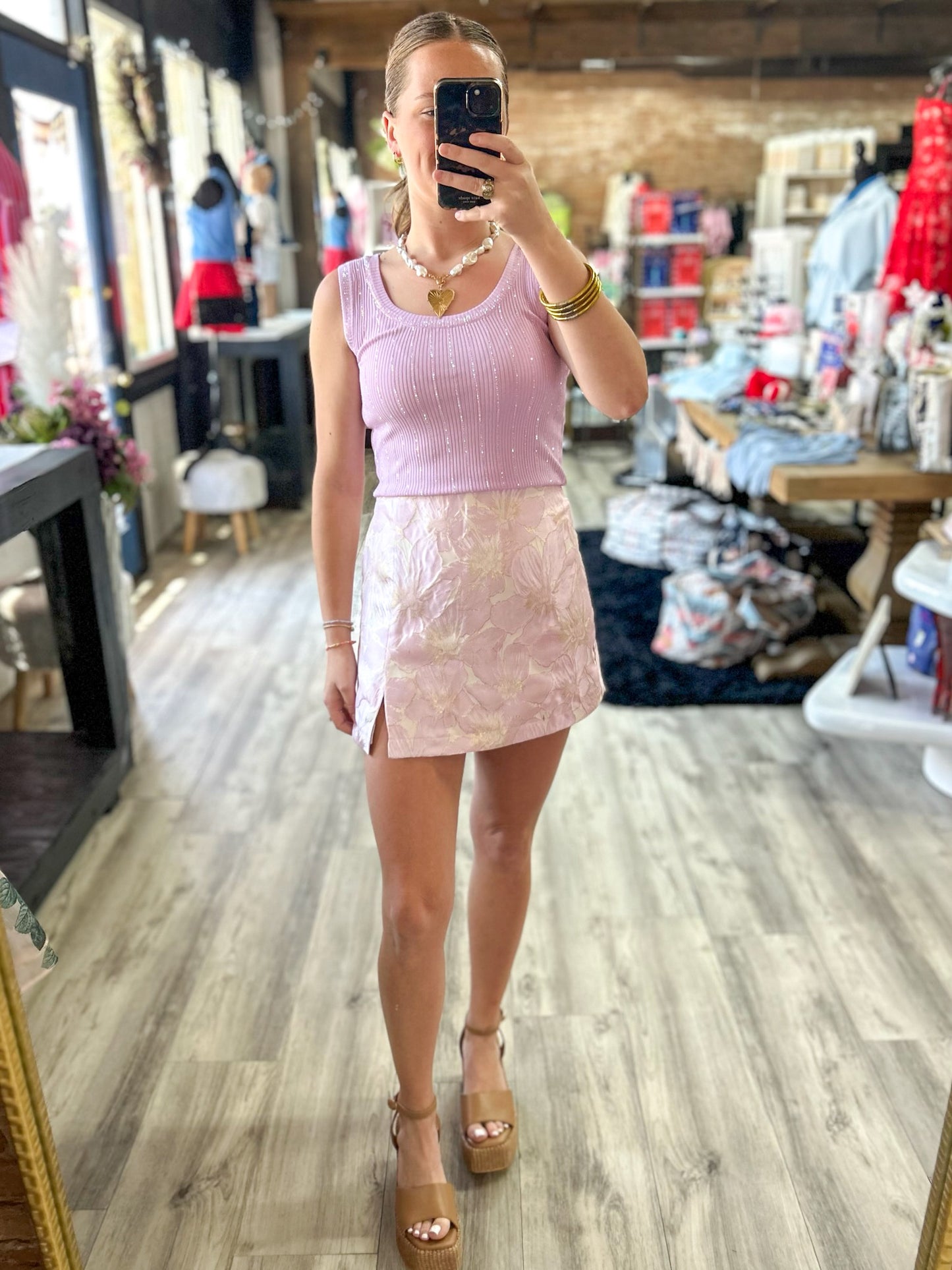 Blush Bloom Skort