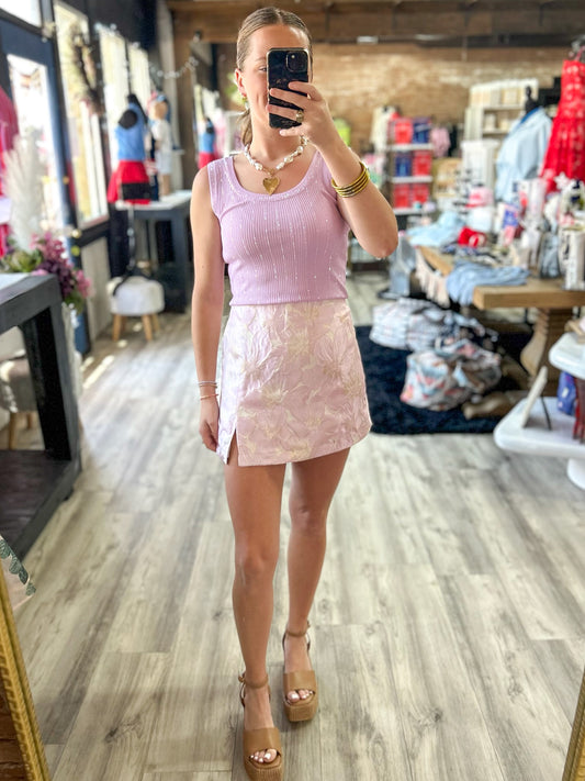 Blush Bloom Skort
