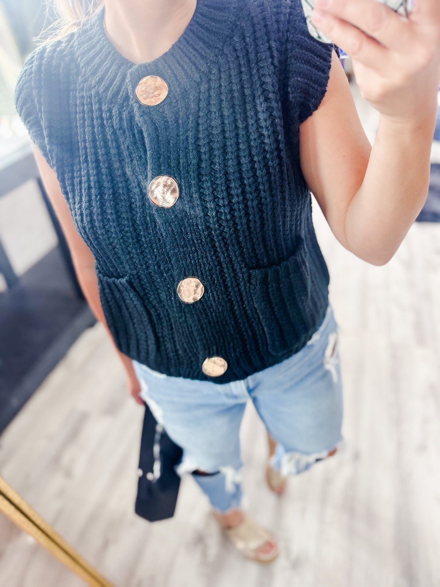 Golden Hour Knit Vest