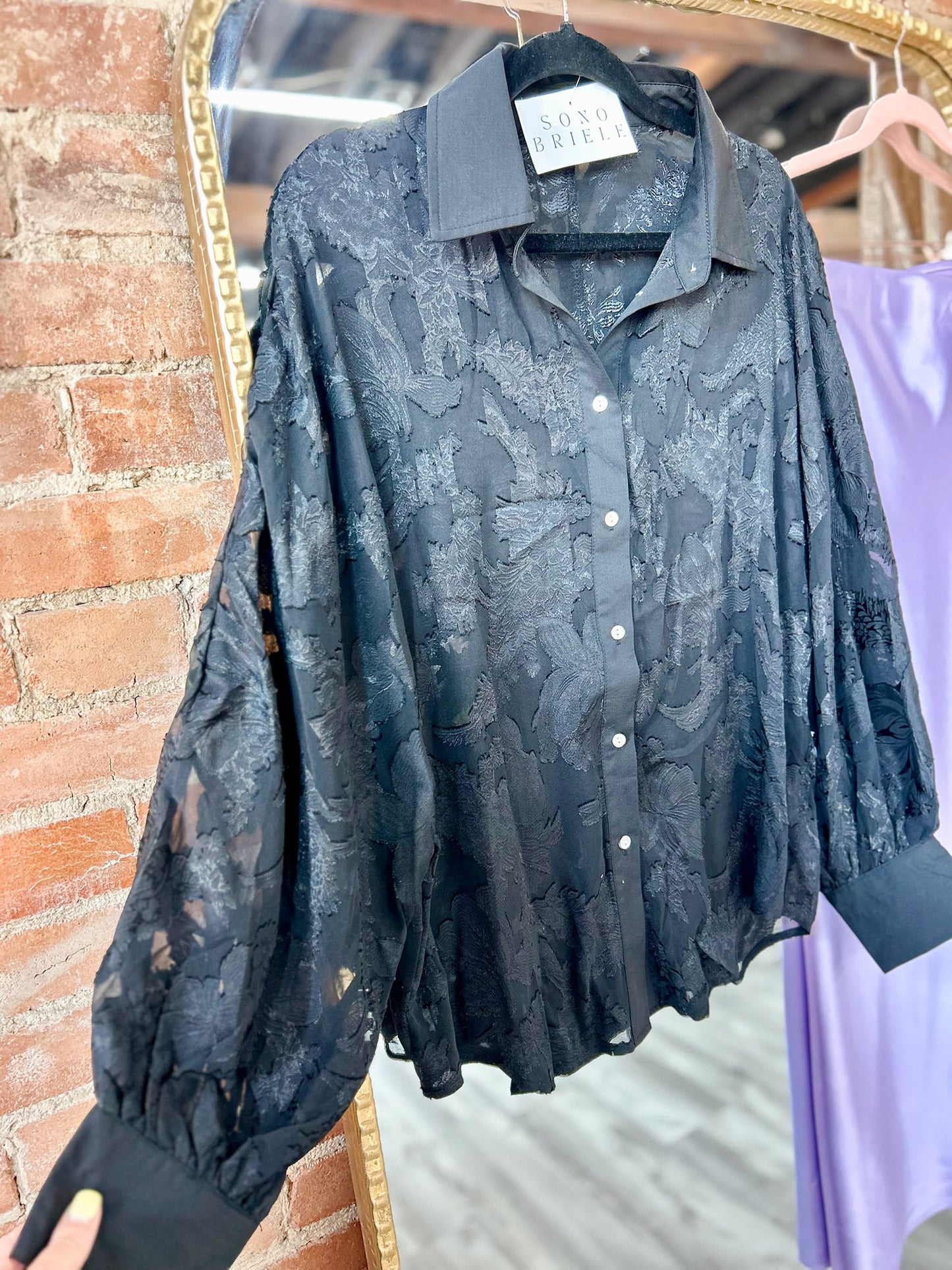 Black Sable Blouse