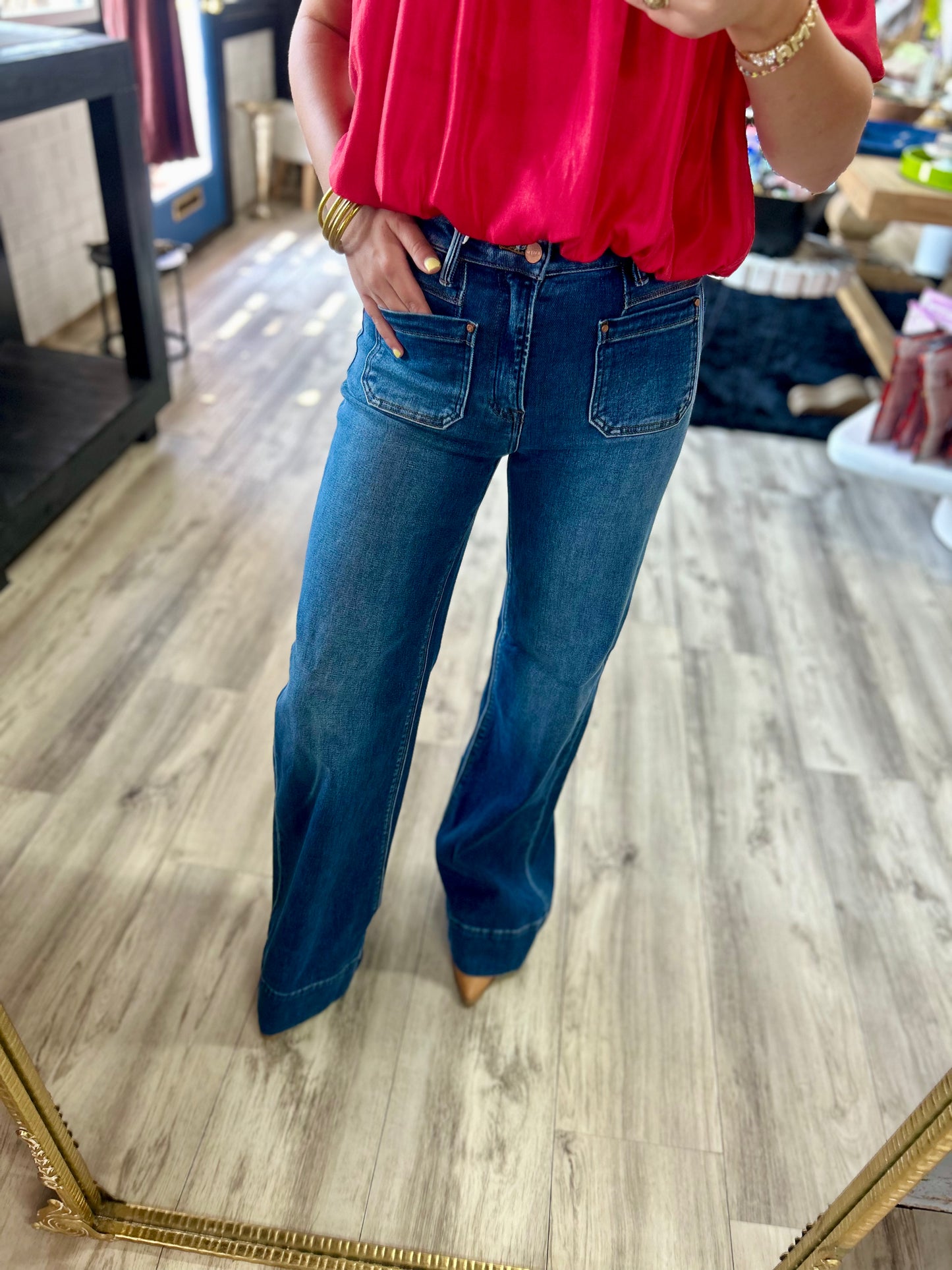 Retro Girl Flared Jeans