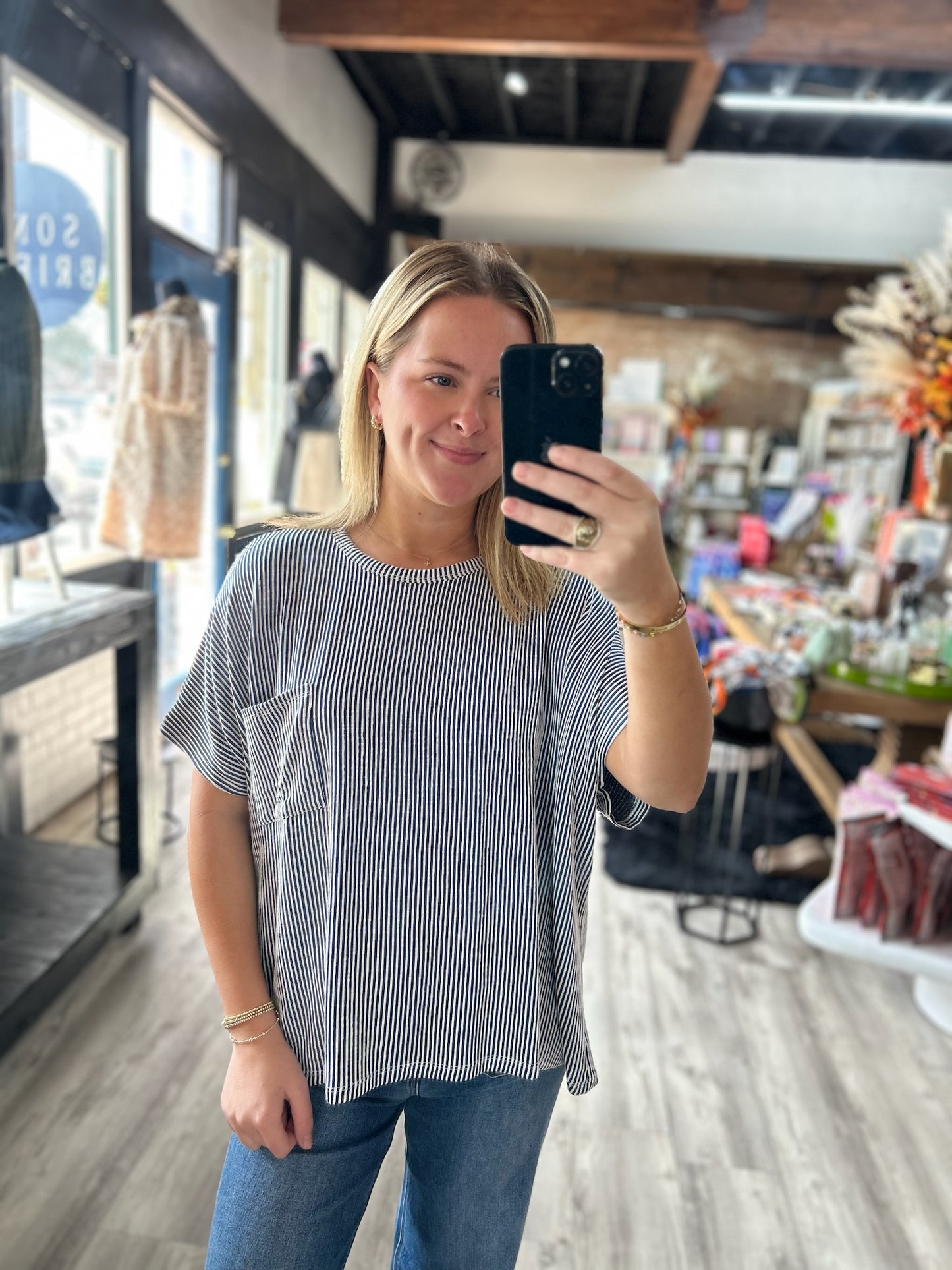 Corded Crop Tee