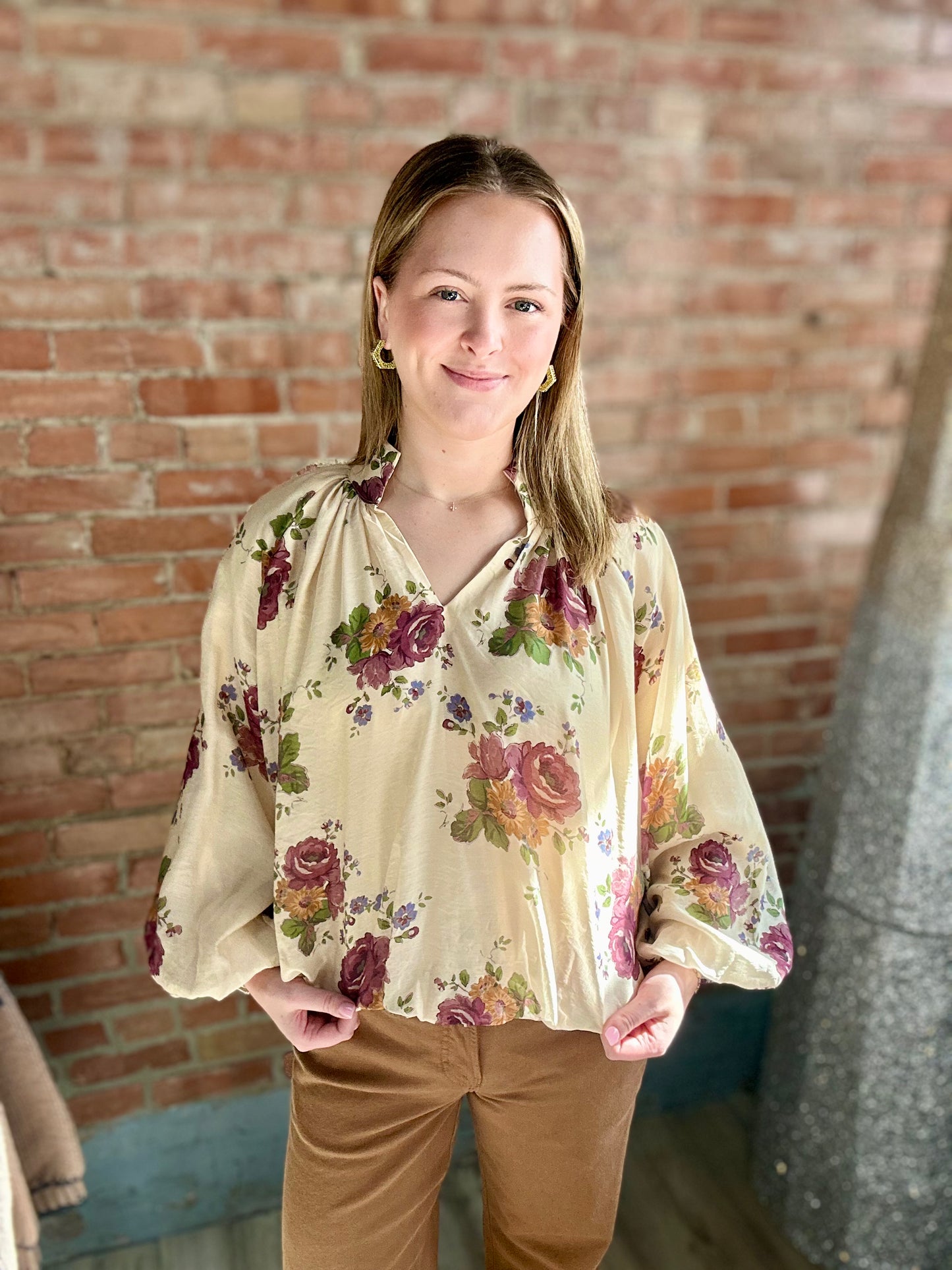 Golden Bloom Blouse