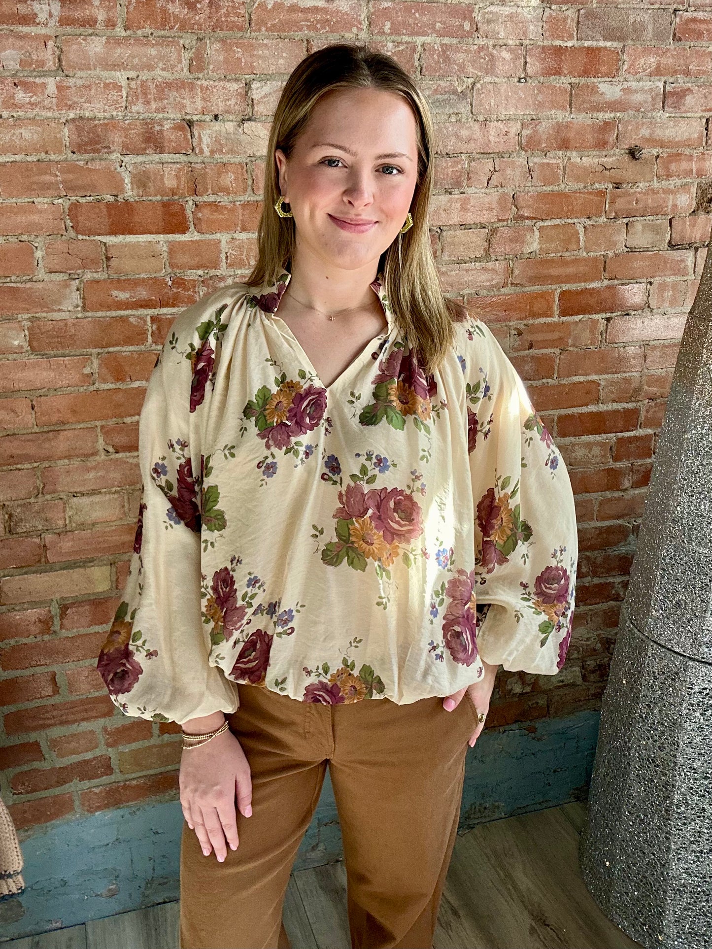 Golden Bloom Blouse