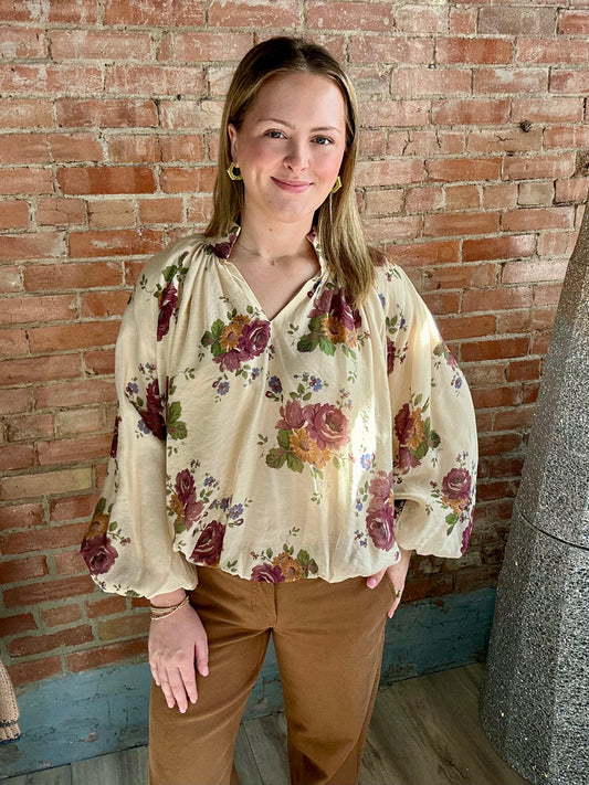 Golden Bloom Blouse