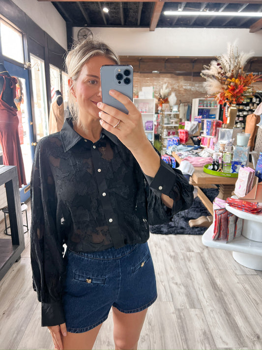 Black Sable Blouse