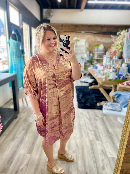 Kelly Shimmer Dress