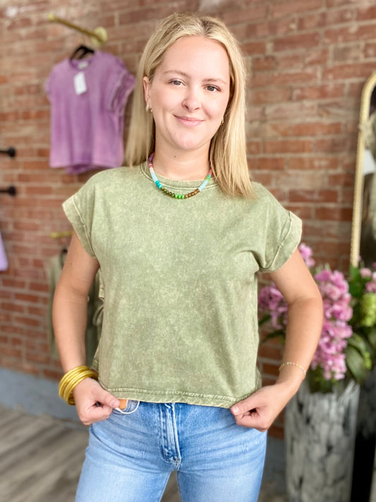 Acid Wash Tee