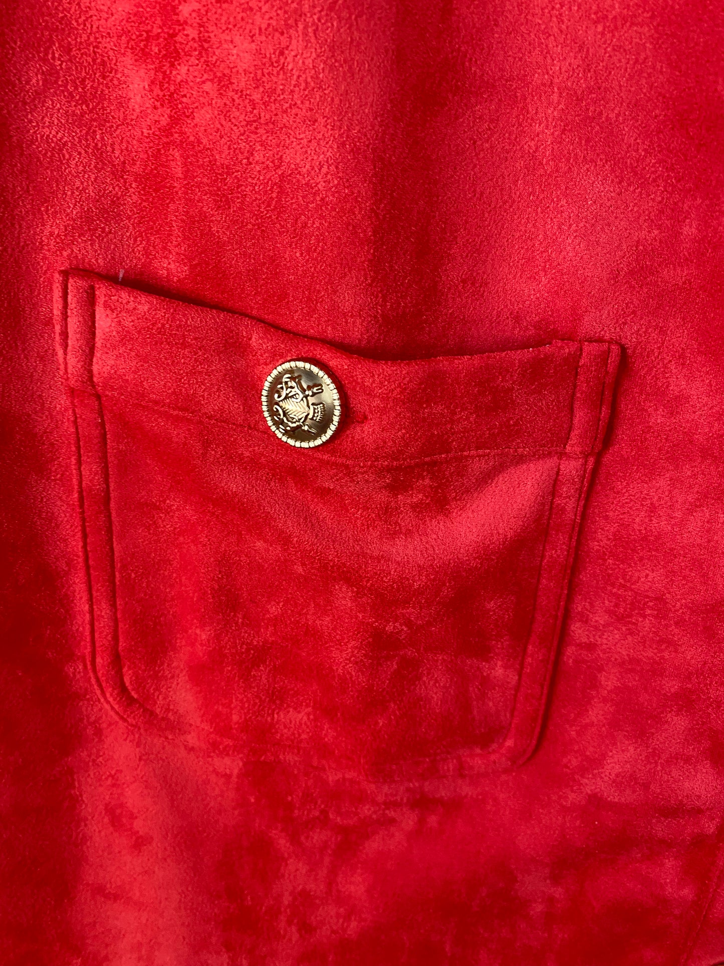 Santa Baby Suede Dress