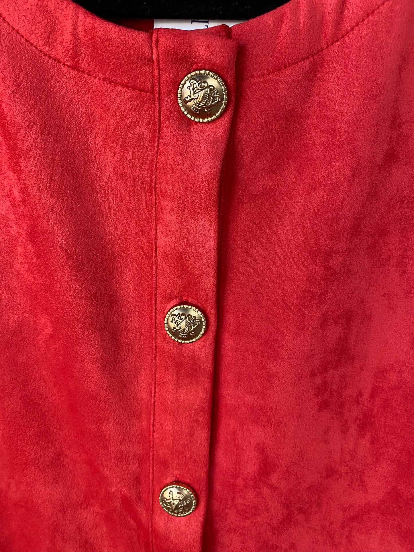 Santa Baby Suede Dress