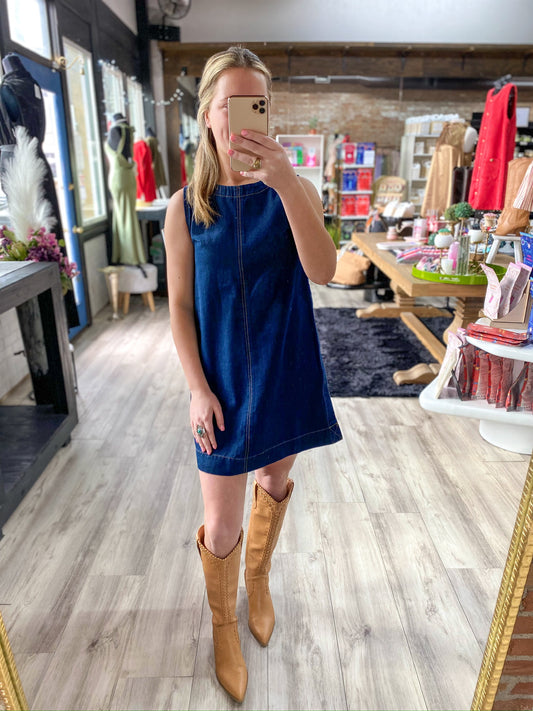 True Blue Denim Dress
