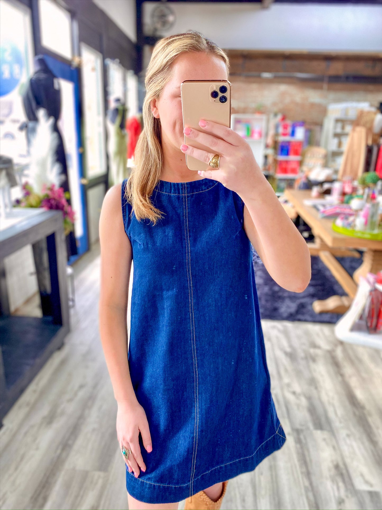 True Blue Denim Dress