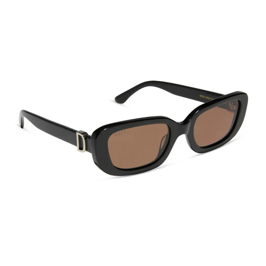 Diff Daphne Black Sunglasses